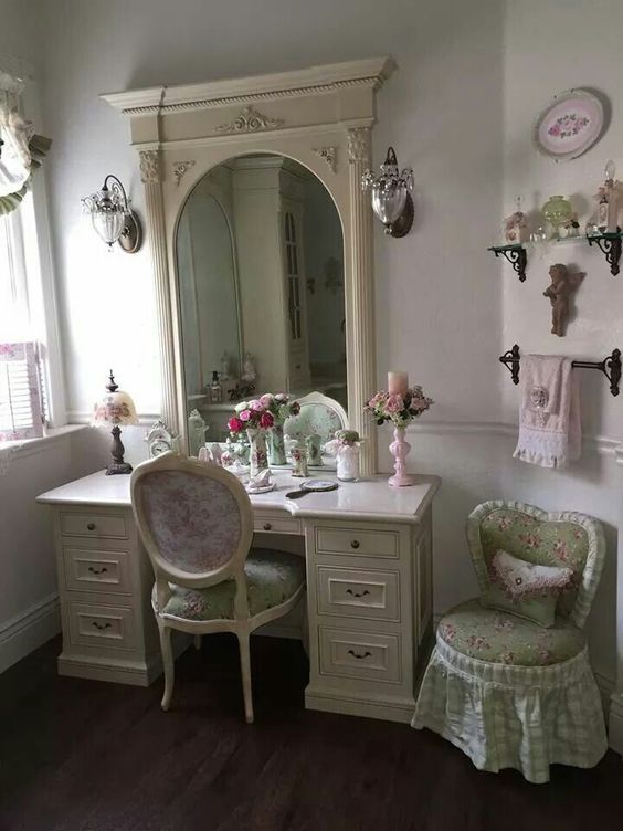 in woman bedroom